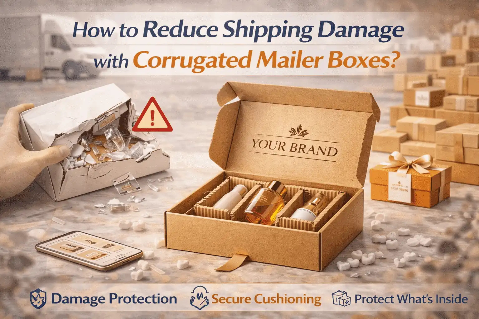 How to Reduce Shipping Damage with Corrugated Mailer Boxes?